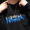 Naszyjniki wisiorek Hip Hop sześcienne cyrkonia utwardzone bling mrożone solidne wisiorki pszczoły naszyjnik dla mężczyzn dla mężczyzn mody biżuterii