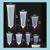 Packing Bottles Office School Business Industrial Cap 5Ml 10Ml 15Ml 20Ml 30Ml 50Ml 100Ml Clear Plastic Lotion Soft Tubes Container Empty C
