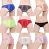 Women's Panties Spandex Shorts Satin Glossy Sexy Swimming Pants Silky Smooth Women Briefs Solid Color Knickers Tight Comfortable Lady Underw