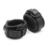 Nxy Bondage Sexy Adjustable Pu Leather Handcuff Ankle Cuff Restraints Toy Exotic Accessories 220421