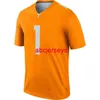 Mit Custom Stitched Volunteers #1 Orange NCAA Jersey Men Women Youth Football Jersey XS-6XL