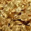 Wedding Flowers 1000 pcs/lot Gold Silver Rose Petals Formal Evening Party Decoration Polyester Artificial Rose Decor Accessory