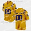 American College Football Wear LSU Tigers NCAA College 6 Jacob Phillips Jerseys 18 Tre'Davious White 33 Jamal Adams 6 Terrace Marshall Jr.