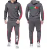 Herrspårvarumärke Motorcykel aprilia män tryck set harajuku dragkedja huvjackor sport kostymer college manliga hoodies casua270d