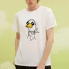 2022 drôle hommes t-shirts surdimensionné streetwear lunettes de soleil dessin animé canard été à manches courtes coton hauts amples t-shirts garçon fille CX220421