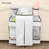 Multipurpose Crib Baby Bed Hanging Bag Portable Waterproof Diapers Bedside Organizer Bed Bumper Cradle Bag Bedding Accessories Y200714