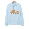 Digner Palmss Hoodie Anges Sweat Hommes Femmes Broken Bear Palm Digners Hip Hop Hoodi Filles Lettre Impression Teddy Hommes Vêtements Survêtement Veste