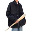 Misto lana da uomo Cappotto invernale di lana spesso da uomo Caldo Tasca moda con cerniera Giacca di stoffa Coreana Allentata Corta da uomo Cappotto S-2XL T220810