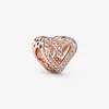 100% 925 Sterling Silver Sparkling Hand Heart Charms Fit Original European Charm Bracelet Moda Mulheres Engajamento de Casamento Jew2751