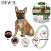 Dewel Pet Dog Collar Anti Flea Ticks for Cat Mosquitoes Outdoor Protective Adjustable Repels and Y200515