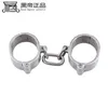 NXY Chastity Device Heidi Stainless Steel Collar Handcuffs Shackles Self Binding Belt Lock Sm Alternative Adult Sex Products 0416