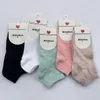 Socks & Hosiery 5 Pairs Solid Color Korean Style Women Set Low Girl Short Ankle Cool Streetwear Thin Casual Femme Socken Vrouwen