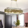 Top Post Nowoczesna lampa wisząca Gloden K9 Crystal żyrandol i lampy oświetleniowe wiszące