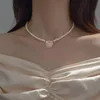 Chaînes Français Simple Perle Fleur Collier Mode Tempérament Clavicule Chaîne Sauvage Dames En Gros BulkChains