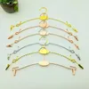 DHL 300pcs Colored Metal Lingerie Hanger with Clip Bra Hanger and Underwear Briefs Underpant Display Hangers GCF14337