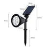 LED Solar Outdoor Sothergle 7led Solar Laun Lamp تغيير اللون في الهواء الطلق في الهواء الطلق.