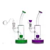 Le moins cher 10 pouces Dab Rig Bongs Narguilés Mobius Stéréo Matrix 14mm Femlae Recycler Bongs en verre avec 14mm mâle tuyau de brûleur à mazout en verre