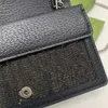 2022 Nya designer plånböcker 5a toppkvalitet N7 plånbok för män duk läder kvinnor handväska mode kort korthållare myntpåse med B7480730