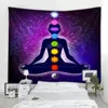 Tapestries Mandala Tapestry Meditatie Chakra Wall gemonteerd Boheemse hippie -stijl Home Decor Big Blankettapestries