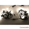 8m / 13m / 24m Festoon LED Globe String Light Outdoor Fairy Garden Wedding Party Street String Lampa för Backyard Patio Decor 220408