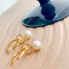 Hoops örhängen designers för kvinnor lyxiga designer studs mode big cirkel örhänge brev örhängen hela d2206092z284j