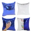 Sublimation Blank 40x40cm Oreillers Réversible Sequin Magic Taie d'oreiller Swipe Housse de coussin Taie d'oreiller