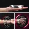 Anneau de flux magique Bracelet en acier inoxydable 3D Jeux de fantaisie Choix de l'enseignant Jouet de ressort sensoriel éducatif cinétique Multi sensoriel Accessoire de danse interactif