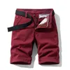 Spring Men Cotton Solid S Shorts Ubranie Letnie swobodne bryczesy Bermuda Fashion Dżinsy na spodnie plażowe Krótkie 220621
