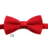18 färger brittisk stil baby slips barn polka dots slips mode söt varmt barn justerbar båge