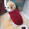 Blanco DIY Dog Dek Katel Kleding Vest Pet Shirts vaste kleur T -shirt voor kleine middelgrote honden katten puppy kitten drop levering 27198528