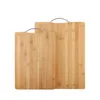 Tablas de cortar de bambú carbonizado para cocina, tabla de frutas, tablas de cortar grandes y gruesas para el hogar