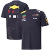 Classic Rebull F1 T-shirt Apparel Formula Fans Extreme Sports Breathable Clothing Top Oversized Short Sleeve Custom