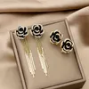 2021 Mode Kwastje Camellia Woman Earring Flower Earring Accessoires Luxe Oorbellen Sieraden AA220318