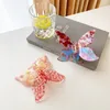 Acrylique Papillon Cheveux Griffe Pour Femmes Filles Doux Élégant Pinces À Cheveux Crabe Bain Clips Simple Barrette De Mode Cheveux Accessoires