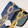 New Designer Mens or Womens Sunglasses Z1481E Fashion Classic Square Sunglasses Gold and Silver Chain Temples Daily Casual Outdoor UV400 Protection With Box