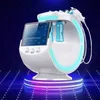 ultrasonic facial cleanser h2o2 oxygen jet peel Smart Ice Blue 7 In 1 blackhead removal skin analyzer system machine
