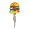 79 mm Humburger Silicone Clip Accessori per fumatori Clip di metallo Sundics House Home Home