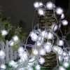 Strings 10/20 LENTAS DE DEDELION LED 1,5m/3m Decoração de Natal String Snow Balls Decorações alegres para festas em casa decoradas