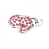 10 szt./Partia niestandardowe wisiorki Rękawicy Walcz Różowa Wstążka Świadomość raka piersi Enamel Medical Charms for Nurse Akcesoria