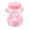 Gift Wrap X Baby Bottle Mini 4X9cm Rhinestone Pink Bear Favor Girl BaptismGift
