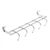 Hooks Rails Over Door Clothing Hanger Rack Cabinet Loop Holder Shelf for Home Badrum Kök Salehooks