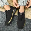 Black Sneakers Men Sport Shoes Mesh Breathable Mens Walking Ultralight Male Size 48 Tennis shoes homme 220527