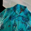 Koszulki męskie Summer West Palm Short-Sleeved Floral Shirt Men American Retro Overro Overro Up Women Hawaii koszulki męskie