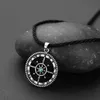 Подвесные ожерелья винтажные колье викинга, праздничный подарок мужской сплав материал пират -славянский компас