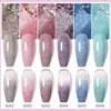 NXY Nail Gel 7 5 ml Zilver Glitter Pailletten UV Poolse Semi Permanente Geniet van LED Manicure Art Hybrid Vernis 0328