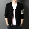 Men's Sweaters Top Grade Autum Winter Brand Fashion Knitted Men Cardigan Sweater Black Korean Casual Coats Jacket Mens Clothing 2022Men's Ol