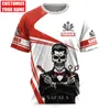 Barber dostosuj nazwę Barbershop Cool 3D wydrukowane wysokiej jakości t-shirt z włókna mlecznego Summer okrągły szyja mężczyźni żeńskie swobodne top-2220619