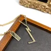 YSL Pendant Necklace Designer YSLS Handbag Love Bracelcet Gift Classic Letter Women Mens Fashion Gold Armelets Luxurys Necklac Designers Jewelry New YSLSS 94