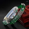 Pulseira de prata esterlina feminino tailandês chalcedony bangle jade vintage marcasite pavão pulseira jóias finas interes22