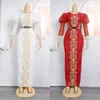 Vêtements ethniques MD femmes africaines grande taille robes de soirée dubaï turquie luxe perle Robe de soirée de mariage Robe Robe Africaine Femme 2023